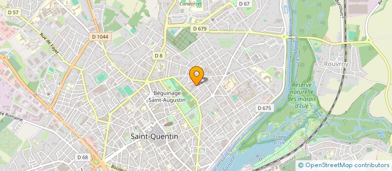 localisation de l'entreprise DU VENT DANS LA RUE à SAINT-QUENTIN