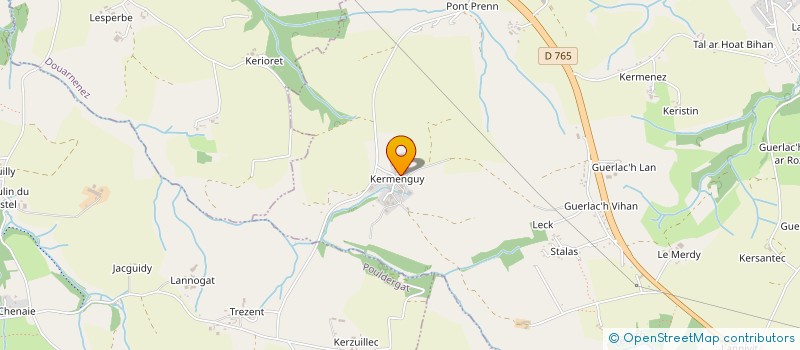 localisation de l'entreprise DU VENT DANS LA TOLE  LE JUCH