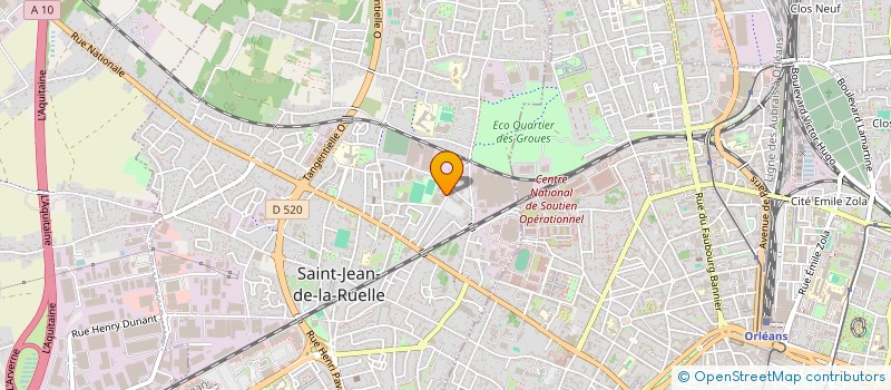 localisation de l'entreprise DU VENT DANS LES SAX à SAINT-JEAN-DE-LA-RUELLE