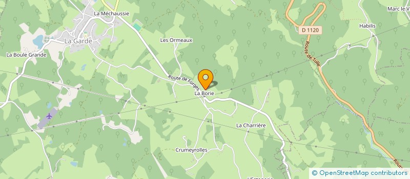 localisation de l'entreprise DU VER GU  LAGARDE-MARC-LA-TOUR