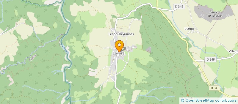 localisation de l'entreprise DU VER LUISAN  LAVARS