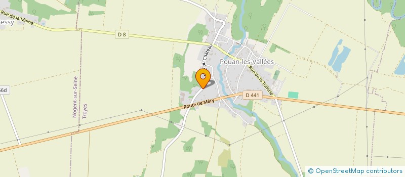 localisation de l'entreprise DU VERDELET  POUAN-LES-VALLEES