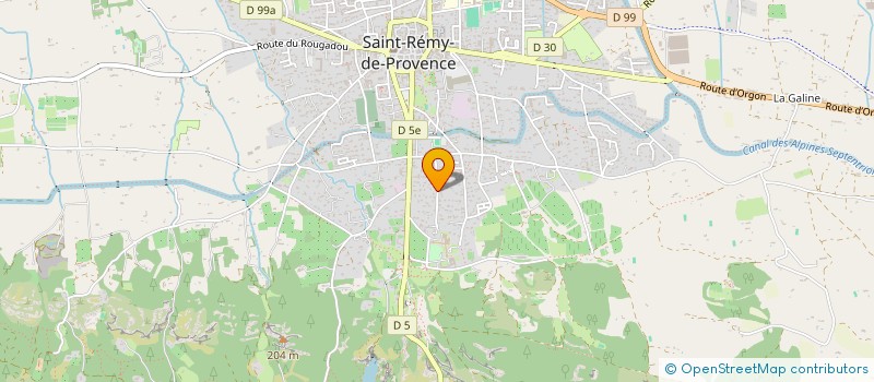 localisation de l'entreprise DU VERGER DE L'OLIVERAIE à SAINT-REMY-DE-PROVENCE