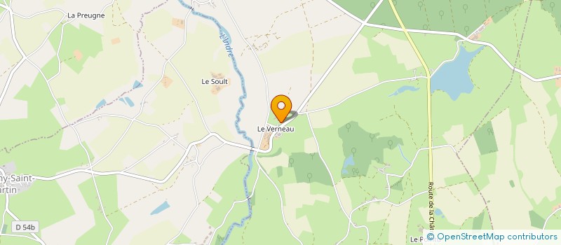 localisation de l'entreprise DU VERNEAU à SAINTE-SEVERE-SUR-INDRE