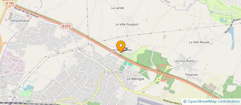 localisation de l'entreprise DU VERRE AU VERT à LA BAULE-ESCOUBLAC