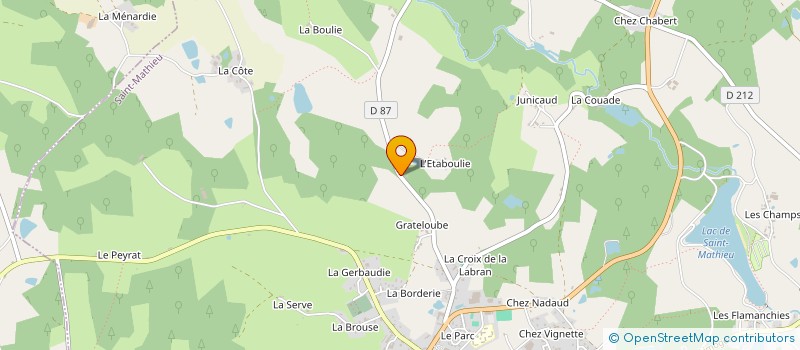 localisation de l'entreprise DU VERSEAU à SAINT-MATHIEU