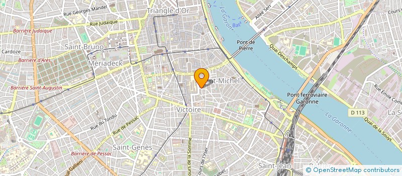 localisation de l'entreprise DU VERT DANS LES ROUAGES à BORDEAUX