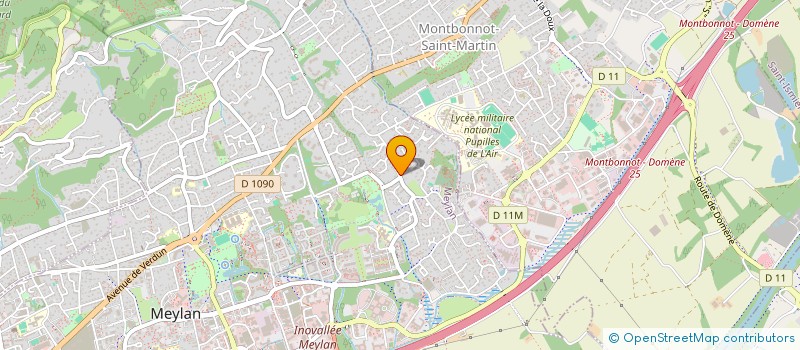 localisation de l'entreprise DU VIEUX CHENE à MEYLAN