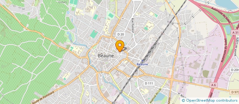 localisation de l'entreprise DU VIEUX GEORGES  SAVIGNY-LES-BEAUNE