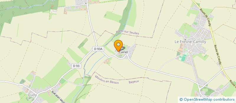 localisation de l'entreprise DU VIEUX LAVOIR  LE FRESNE-CAMILLY