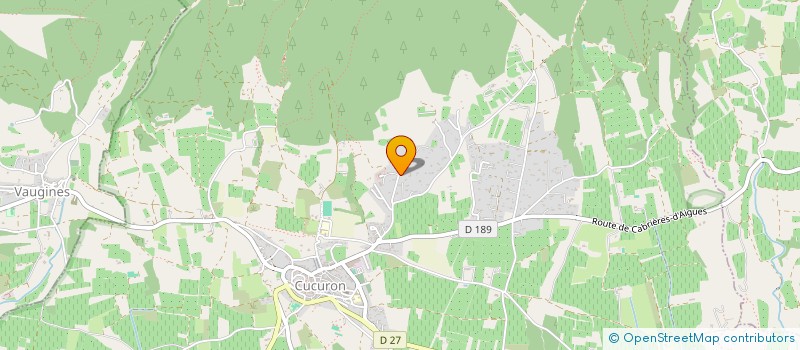 localisation de l'entreprise DU VIEUX MOULIN  CUCURON