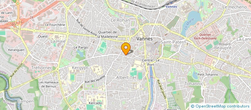 localisation de l'entreprise DU VIEUX PONT à VANNES