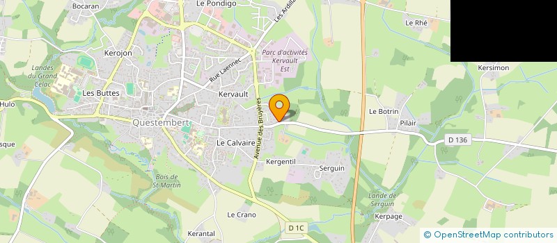 localisation de l'entreprise DU VIEUX SERGUIN  QUESTEMBERT