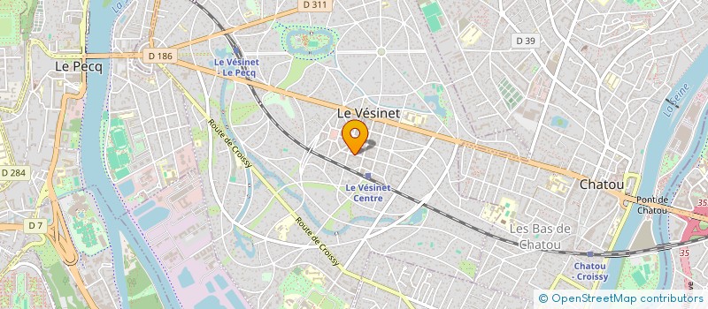 localisation de l'entreprise DU VIEUX VERSAILLES  LE VESINET