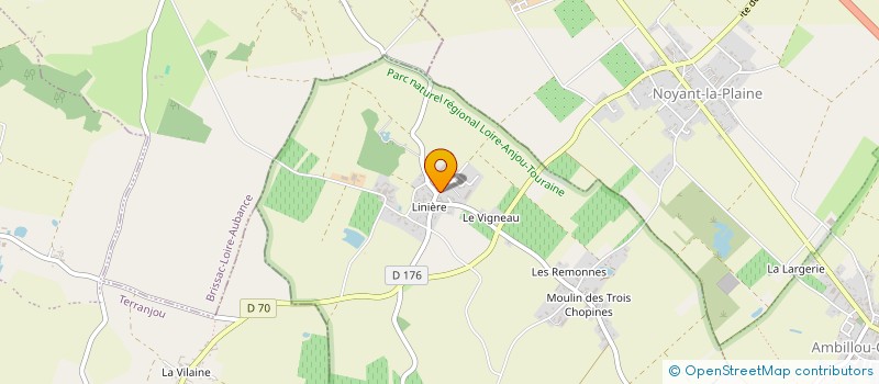 localisation de l'entreprise DU VIGNEAU  DOUE-EN-ANJOU