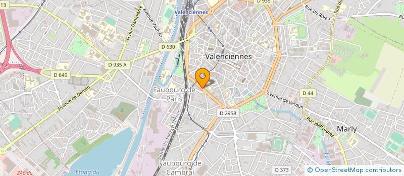 localisation de l'entreprise DU VIGNOBLE NUMEROS 2 ET 3  VALENCIENNES