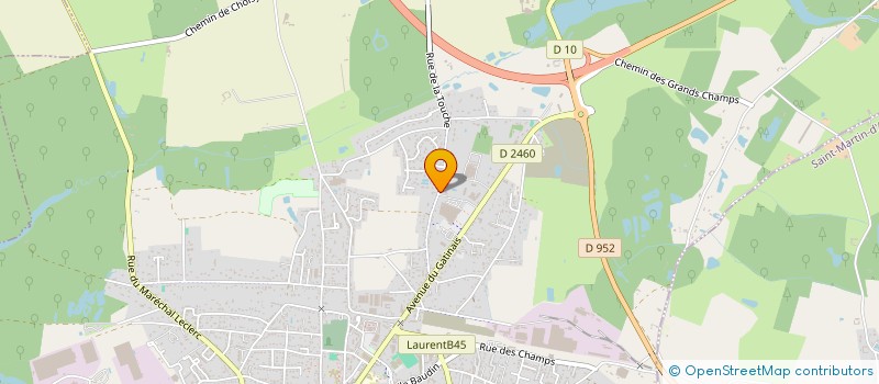 localisation de l'entreprise DU VILLAGE DE VERRIERES à CHATEAUNEUF-SUR-LOIRE