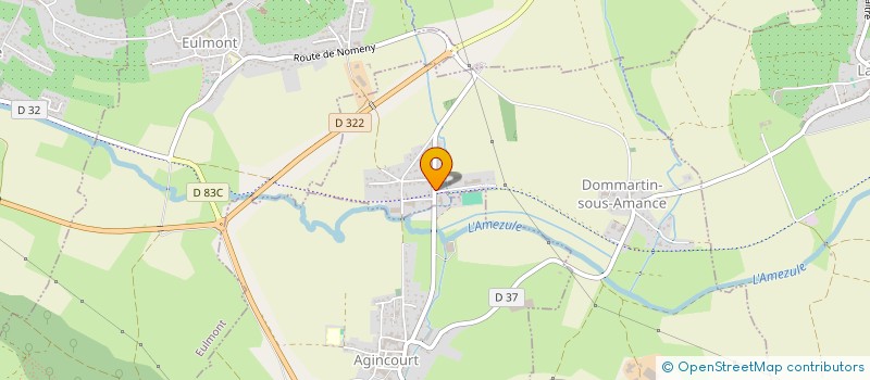 localisation de l'entreprise DU VIN AUX LIENS à DOMMARTIN-SOUS-AMANCE