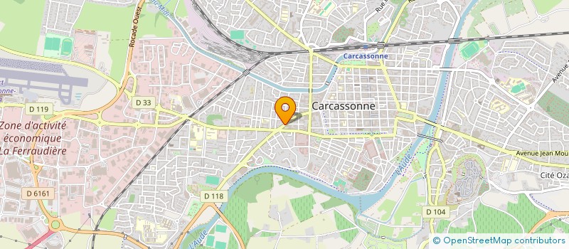 localisation de l'entreprise DU VIN & DES VINYLES  CARCASSONNE