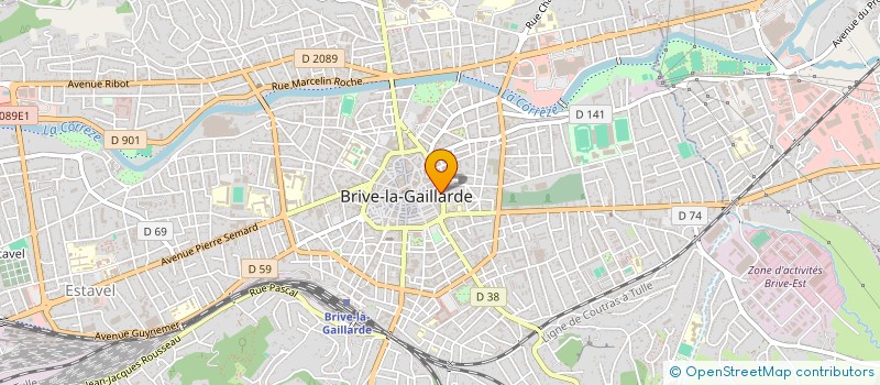 localisation de l'entreprise DU VINGT HUIT BD. JULES FERRY  BRIVE-LA-GAILLARDE