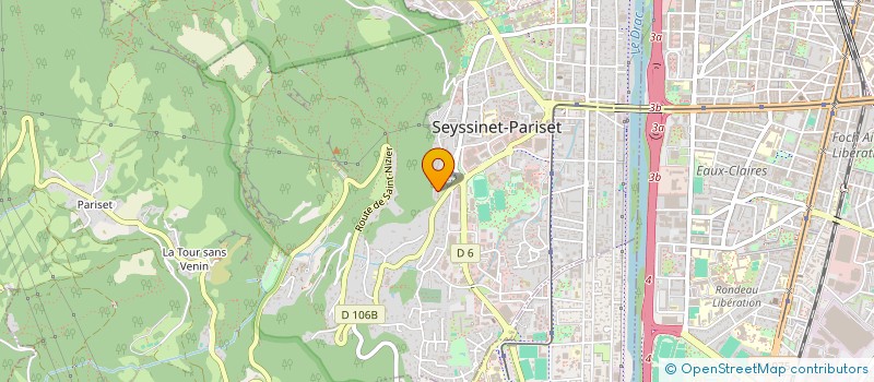 localisation de l'entreprise DU VISAN  SEYSSINET-PARISET