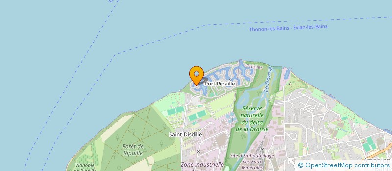 localisation de l'entreprise DU VUACHE à THONON LES BAINS