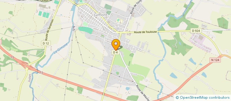 localisation de l'entreprise DU YI AU CHI  GIMONT