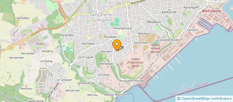 localisation de l'entreprise DU YOGA VERS LA VIE à BREST