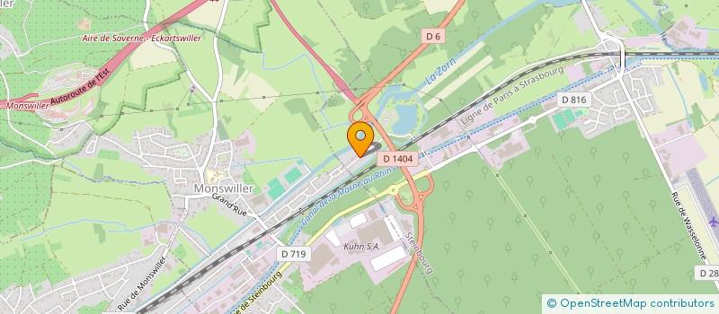 localisation de l'entreprise DU ZORNHOFF  STEINBOURG