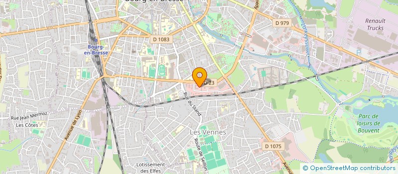 localisation de l'entreprise DUACIM  BOURG-EN-BRESSE