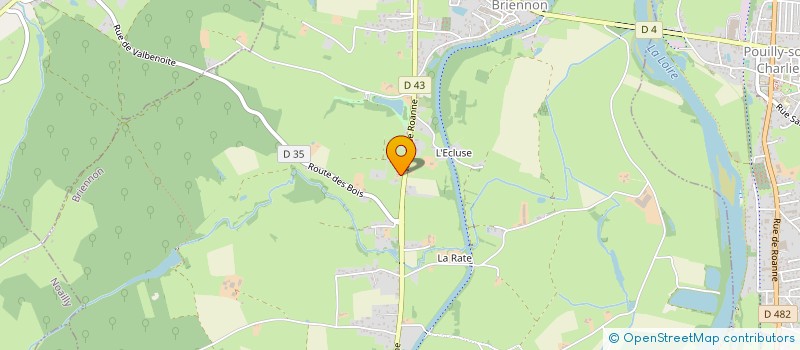 localisation de l'entreprise DUAHCIM  POUILLY-SOUS-CHARLIEU