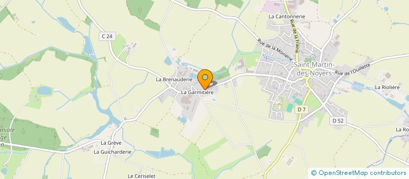 localisation de l'entreprise DUAJ 85  ESSARTS-EN-BOCAGE