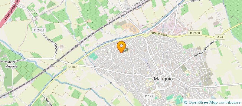 localisation de l'entreprise DUAL 14  MAUGUIO