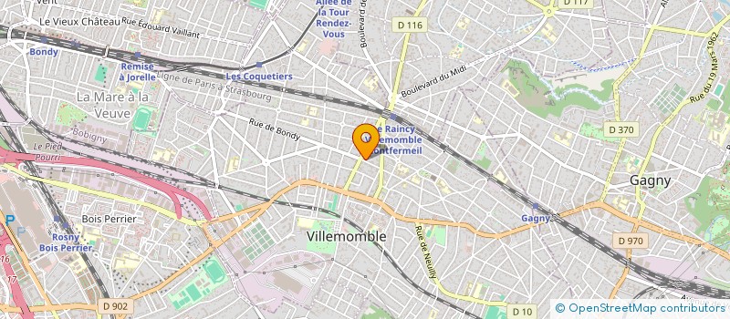 localisation de l'entreprise DUAL à VILLEMOMBLE