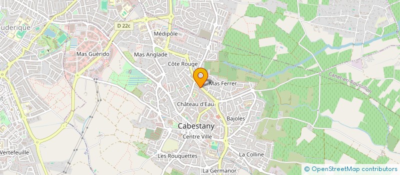 localisation de l'entreprise DUAL  CABESTANY