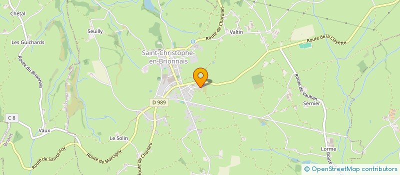 localisation de l'entreprise DUAL  SAINT-CHRISTOPHE-EN-BRIONNAIS