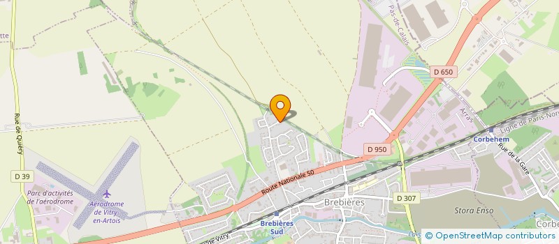 localisation de l'entreprise DUAL CONSULTING  BREBIERES