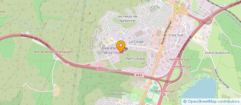 localisation de l'entreprise DUAL DENTEM à NARBONNE