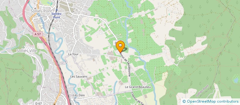 localisation de l'entreprise DUAL FAMILY  SOLLIES-PONT