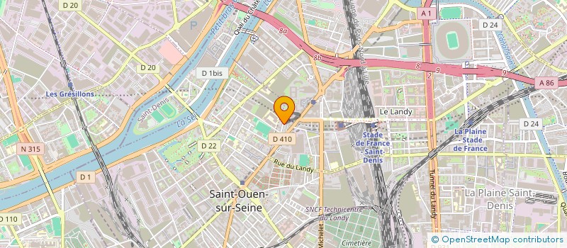 localisation de l'entreprise DUALIS TECH  SAINT-DENIS