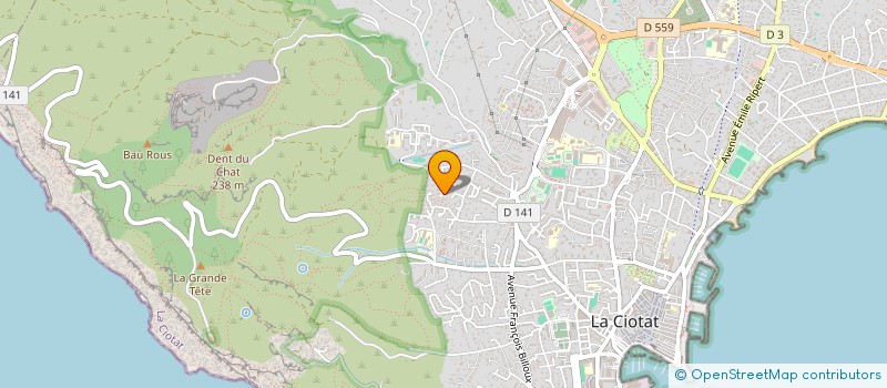 localisation de l'entreprise DUALISMEXP  LA CIOTAT