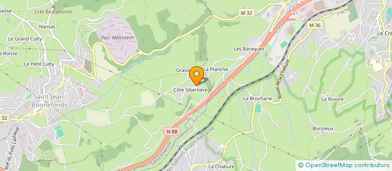 localisation de l'entreprise DUALSPARK  SAINT-JEAN-BONNEFONDS