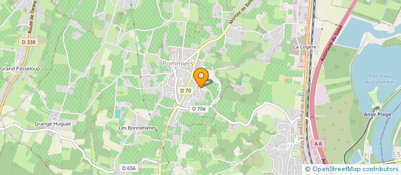localisation de l'entreprise DUANER INVEST à POMMIERS