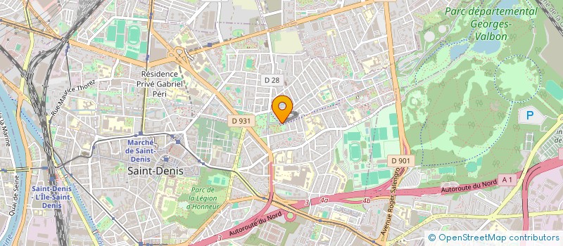 localisation de l'entreprise DUARTE à SAINT-DENIS