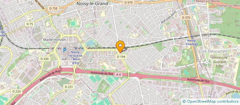 localisation de l'entreprise DUARTE  NOISY-LE-GRAND