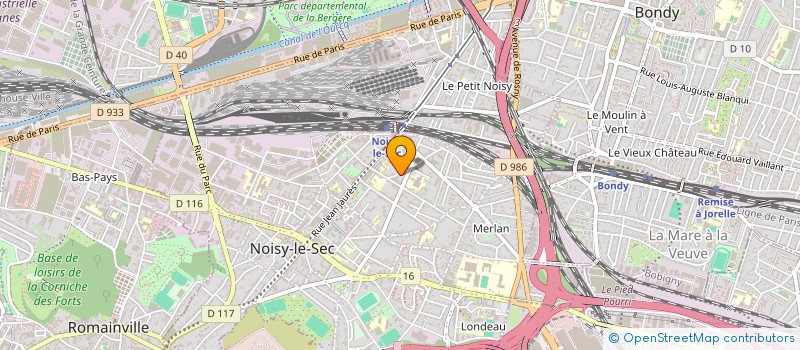 localisation de l'entreprise DUARTE à NOISY-LE-SEC