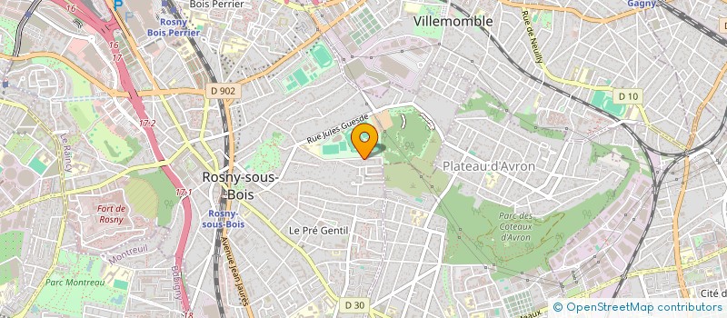 localisation de l'entreprise DUARTE DRIVE CONSULTING  ROSNY-SOUS-BOIS