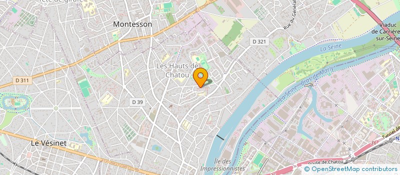 localisation de l'entreprise DUARTE FIDALGO  CHATOU