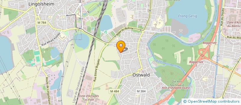 localisation de l'entreprise DUB'BAKE  OSTWALD