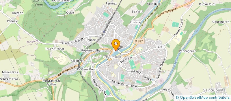 localisation de l'entreprise DUB & CO à CHATEAULIN